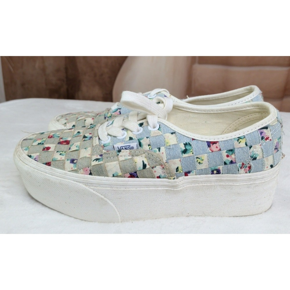 Vans Woven Platform Sneakers.